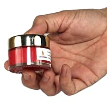ASHIRWAD Chandan Tika 50 Grams Pure Sandalwood Paste Tikka Ceremonial Mark at Forehead Puja Pooja Rituals & Prayers | AE000307-03 Red