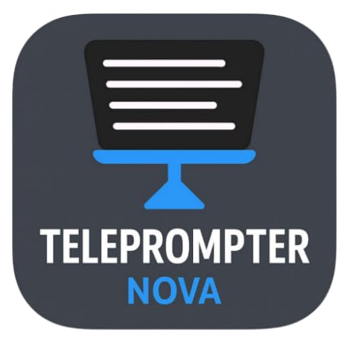 Teleprompter Nova - Pro Prompter with Adjustable Speed & Text