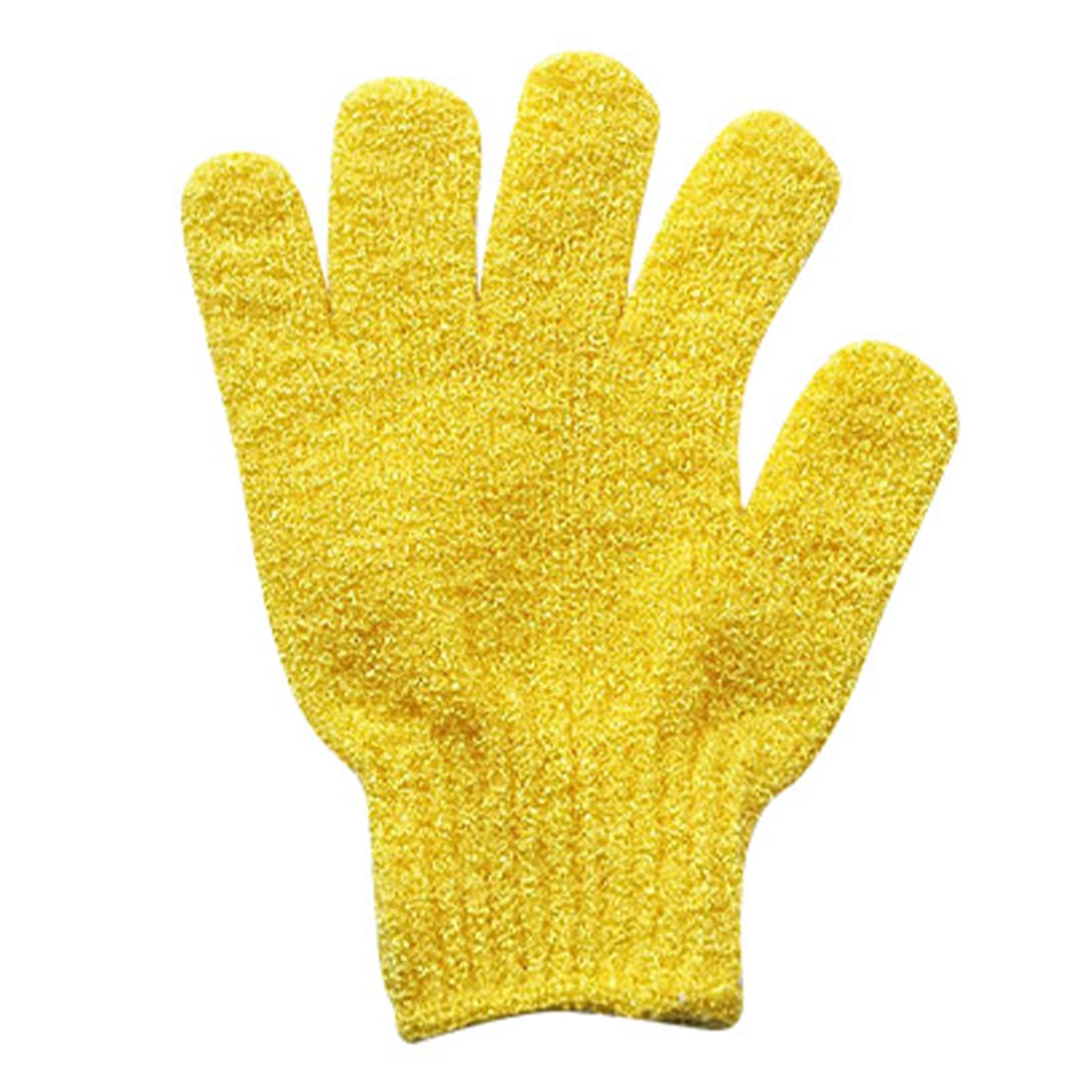 1 Pares Guante Exfoliante Corporal, Manoplas Baño, Manoplas de Baño de Microfibra de Natural,removedor de vello encarnado accesorios de baño para mujeres para Exfoliar Cuerpo y Cara