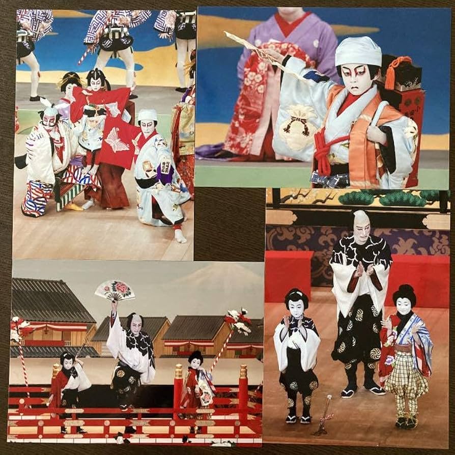 Amazon.co.jp: 市川團十郎白猿 市川海老蔵 堀越勸玄 市川ぼたん