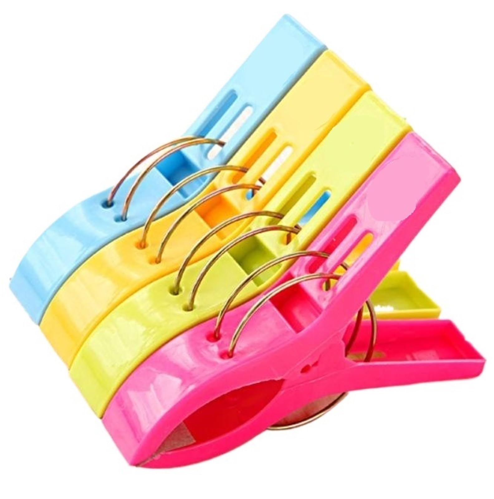 100Pcs Plastic Clothespins Clips Pegs For Laundry Sunbed Clothes Home Bathroom Organization Tools for Washing Line