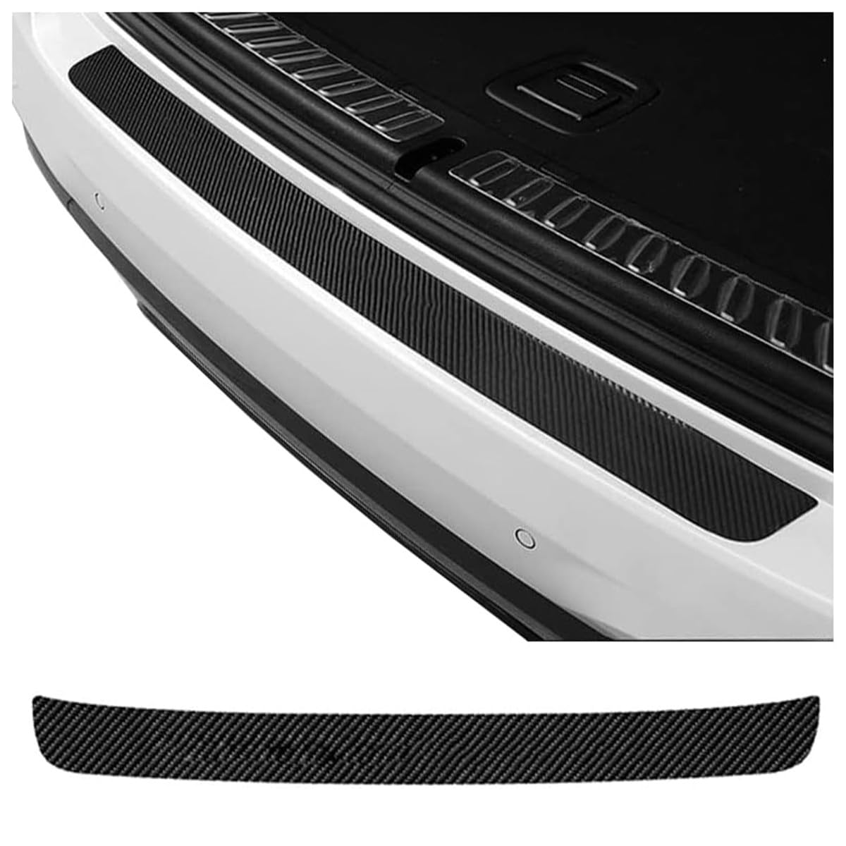 Car Rear Bumper Protector for Renault Grand Modus 2008-2012, Anti-Collision Patch Bumper Guard Strip Tailgate Trim Strip Car Door Protector Accessories