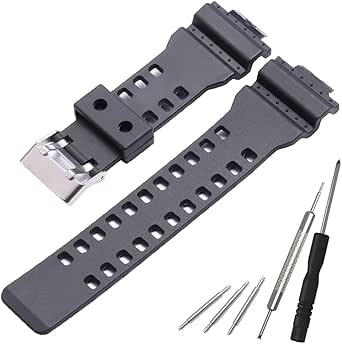 Cinturino in resina per Casio G-Shock GA-100/110/120/150/300/400/700 GD-100/110/120 G-8900 GLS-100 accessori per cinturini in Silicone da 16mm  1511
