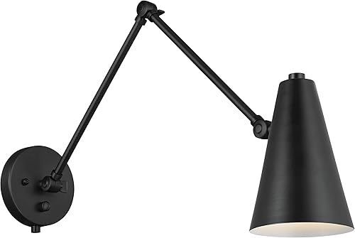 Miniatura 4 de Kichler, Sylvia 52486BKB - Aplique de pared (1 luz), color negro