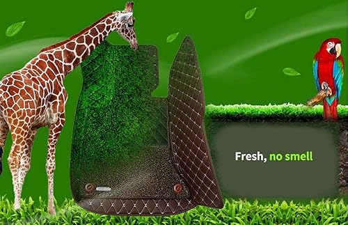 Miniatura 9 de Alfombrillas de coche aptas para Prado 8 asientos 2006-2009, cobertura completa, protección para todo tipo de clima, forro de cuero antideslizante,