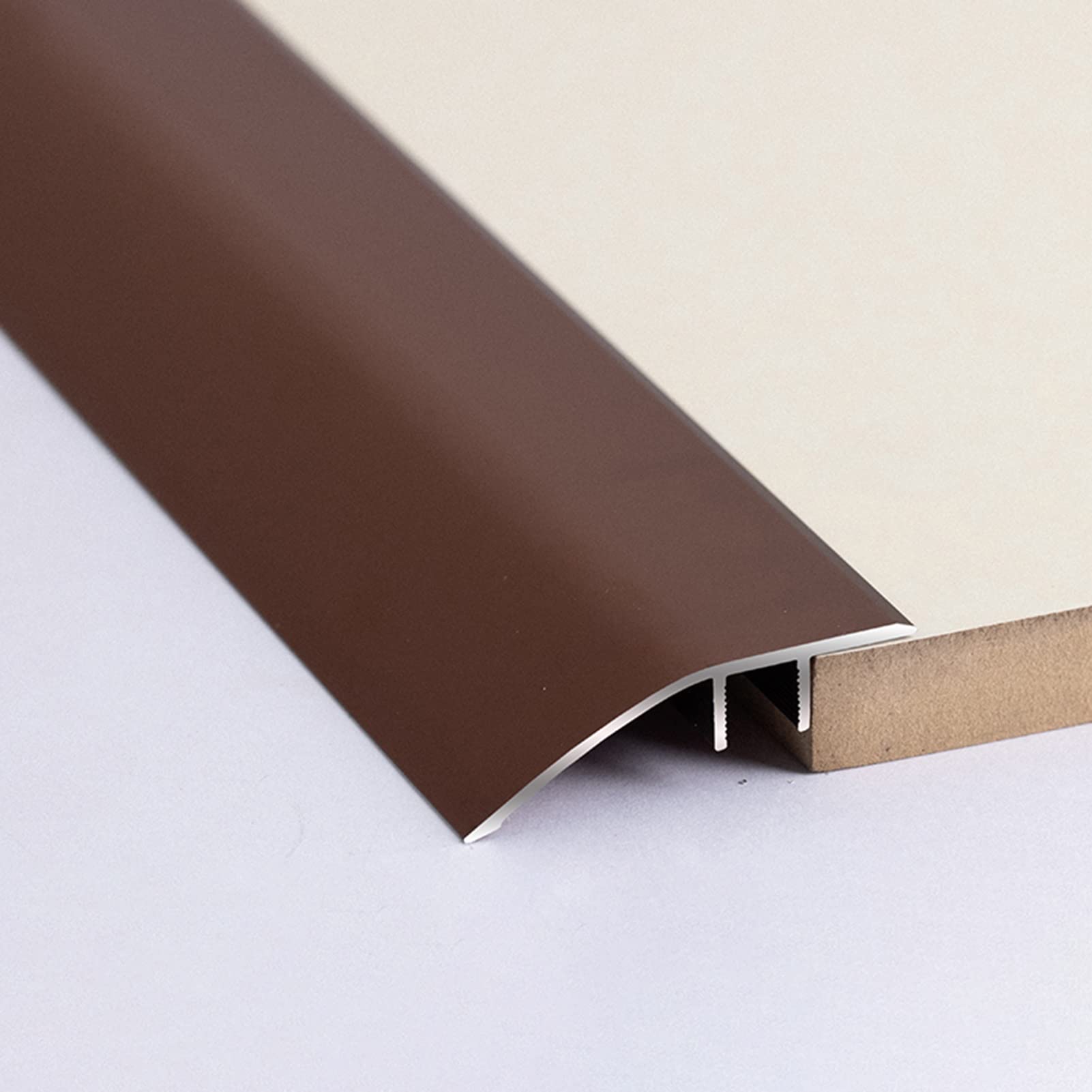 Remys Red Easy To Install Thresholds Edge Banding Strip,Aluminum Seams Transition Strips For Home Pantry Room, Rug Marble Edging Trim Strip(,105Cm/41.3In)