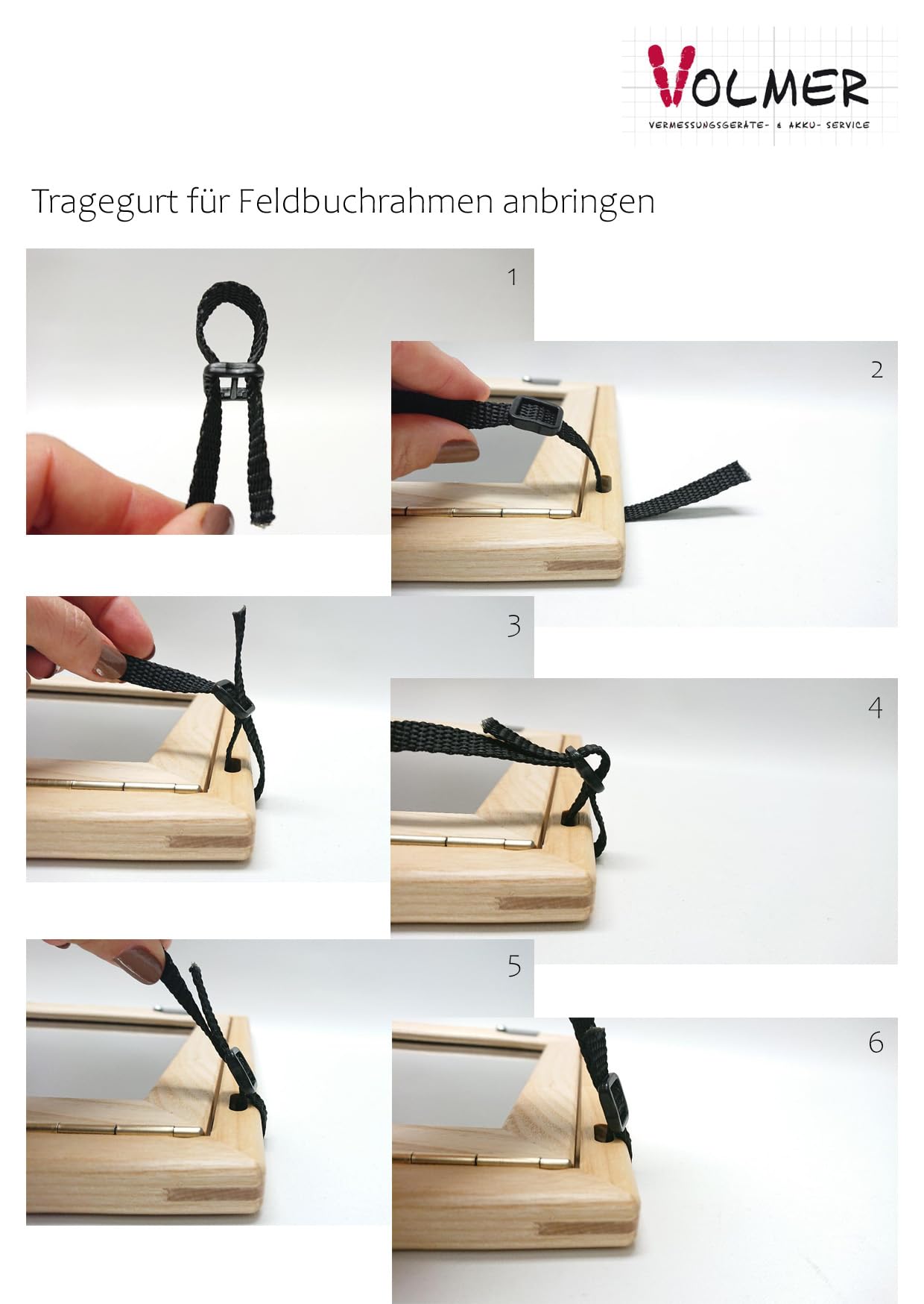 Feldbuchrahmen DIN A4 - Holz - Das Standard-Klemmbrett auf Feld und Baustelle