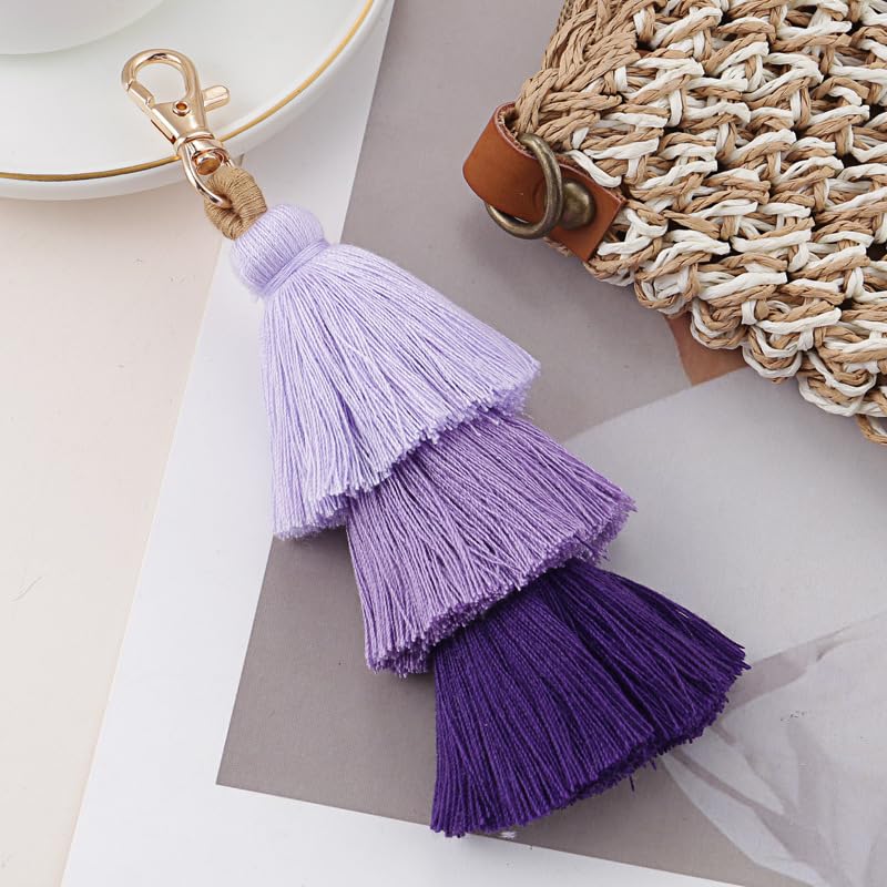 Colorful-Tassel-Keychain-Bohemian-Handmade-Fringe-Bag-Charms-Keyring-Holder-for-Car-Key-Handbag-Purse-Backpack