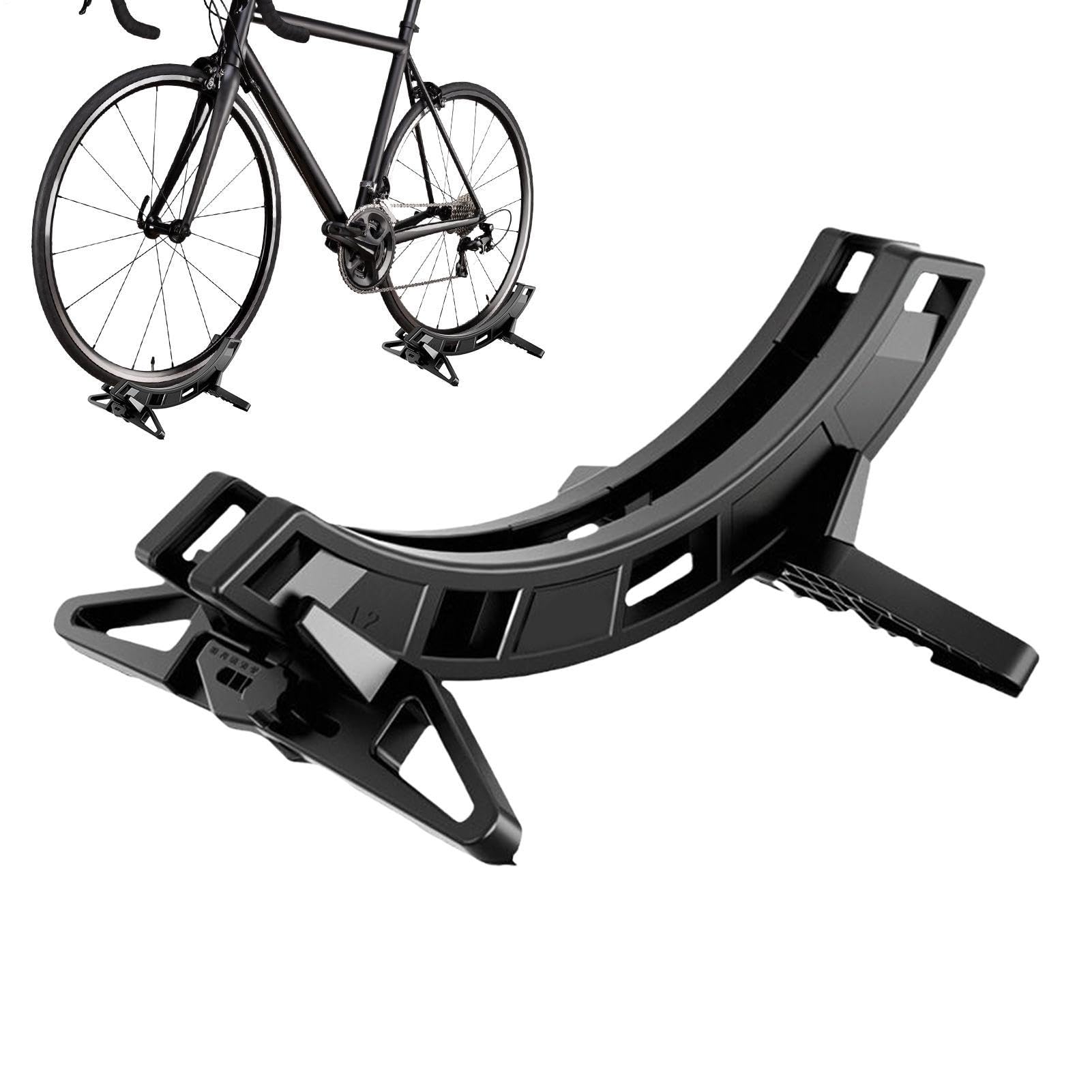 Soporte para bicicletas de suelo ajustable para dos ruedas
