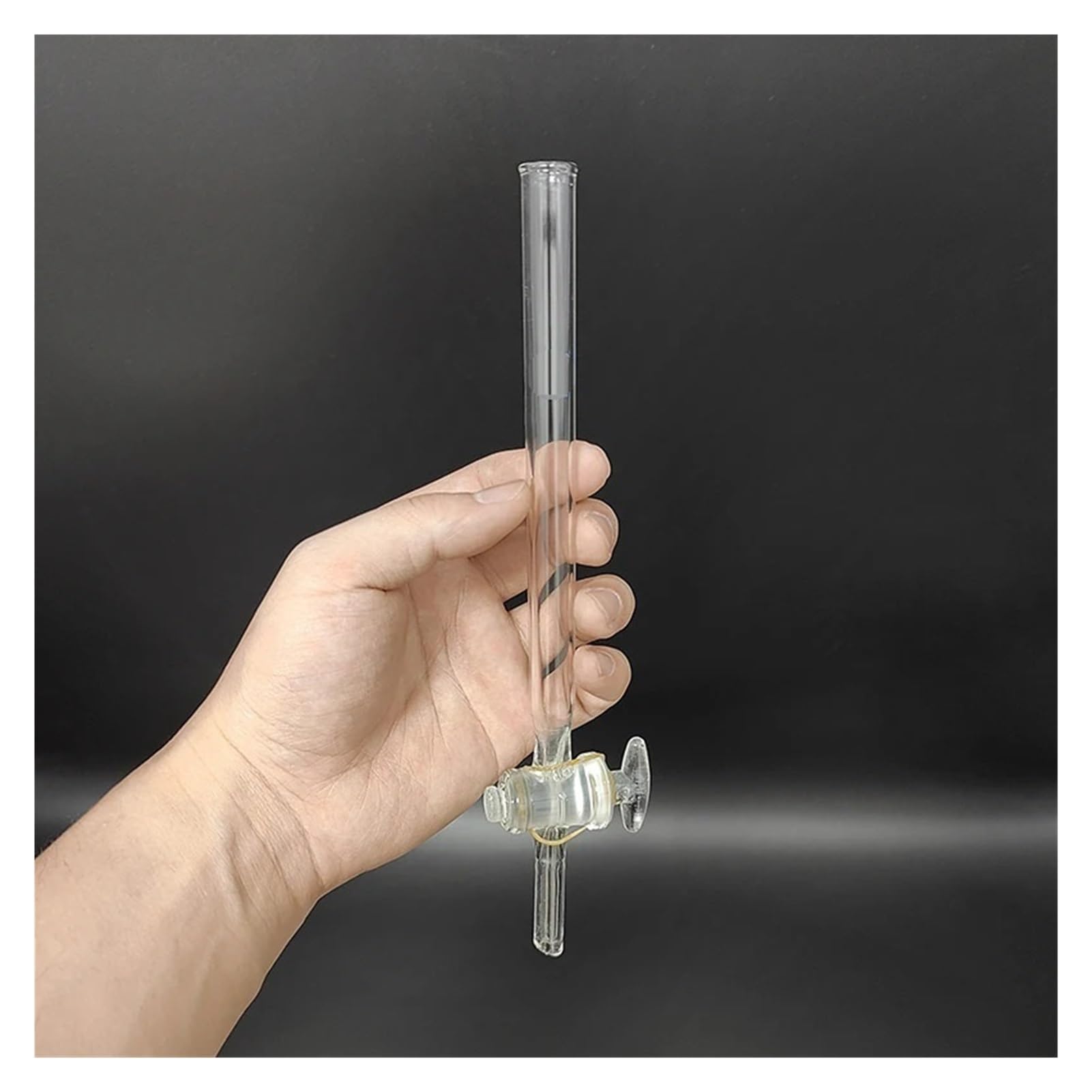 Colonne flash sans plaque OD13mm avec valve en verre pour un contrôle de flux fluide