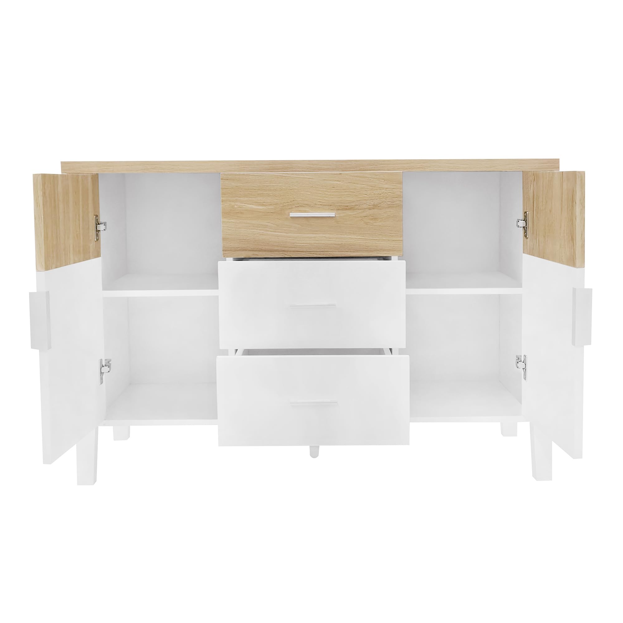 AKORD Cassettiera K 140 cm 10 Cassetti | Moderna Mobiletto per