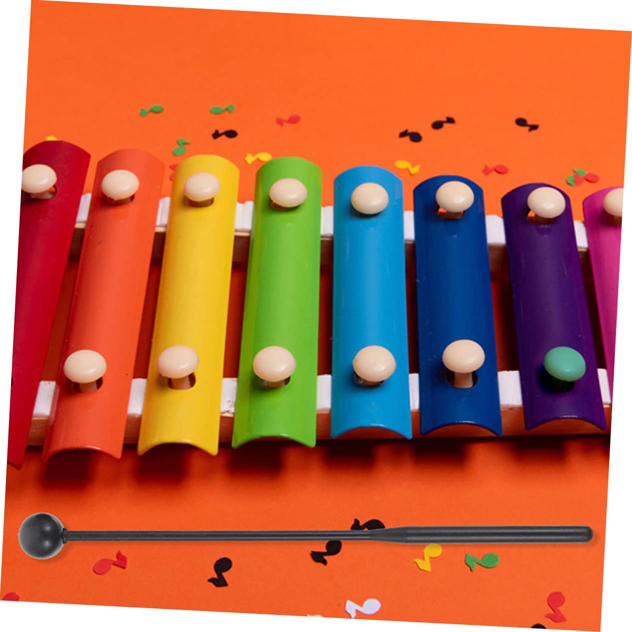 TOYANDONA 8 Paires De De Percussion Marteau Bâtons De Marimba Maillets Durs Bol Chantant De Langue Maillet Bol De Bol En Cristal Bol En Silicone