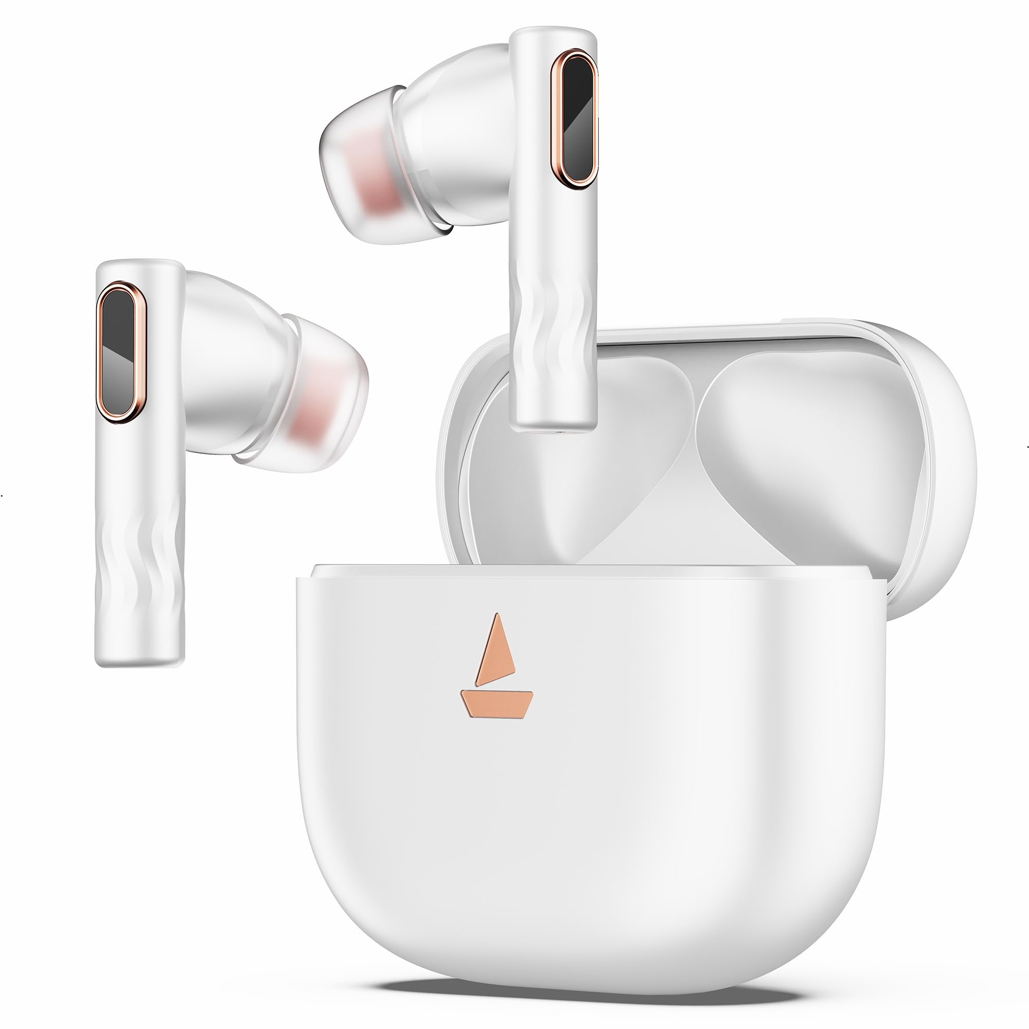 boAt Nirvana Nebula Truly Wireless in Ear Ear Buds w/Dolby Audio, ANC(Upto 35dB), 50 HRS Playback,6-Mic AI-ENx™,ASAP™ Charge,in Ear Detection & Hearables App Support(Celestial White) (B0CY5HXQHV) Amazon Price History, Amazon Price Tracker