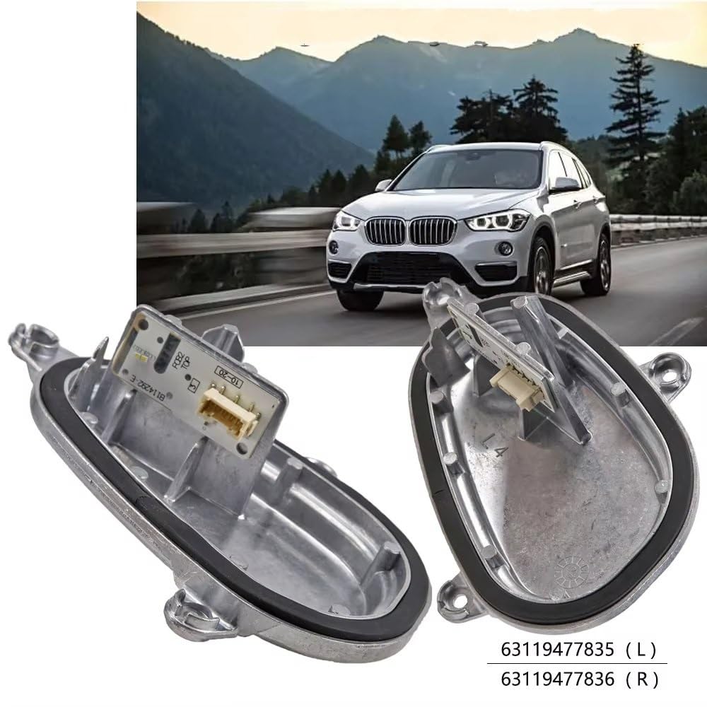 Compatibile con X1 per F48 2019 2020 2021 63119477835 63119477836 Modulo di Controllo della Luce di Marcia Diurna centralina fari Auto(Left)
