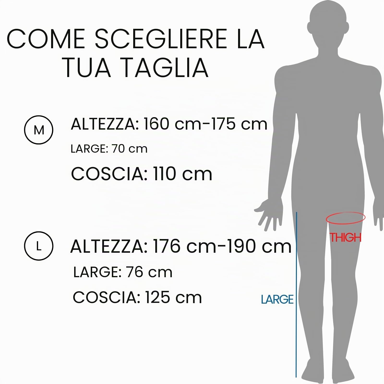 Massaggiatore senza fili, pressoterapia, per drenaggio linfatico, gambe stanche e migliore circolazione sanguigna, contro la ritenzione idrica e per un sano ritorno venoso (M: 160-175 cm)