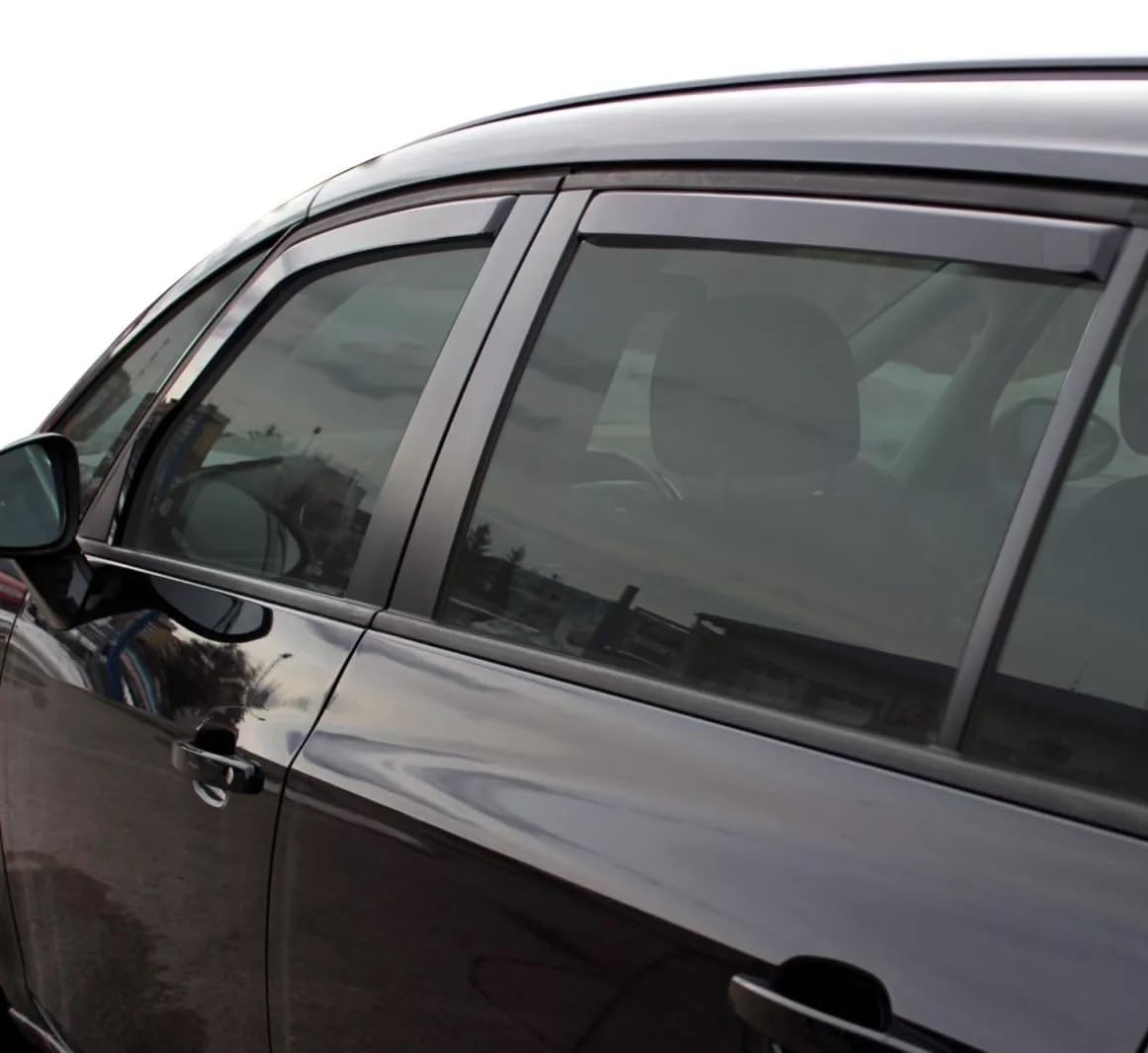 4 szt. Przezroczyste deflektory przeciwdeszczowe do przednich i tylnych szyb samochodowych kompatybilne z Opel Zafira C (Tourer) 2011-2019