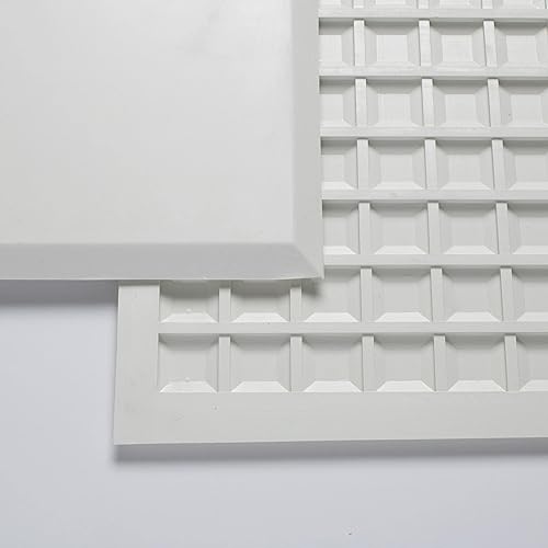 Miniatura 4 de Champro Juego de base – 4 bases de goma con parte inferior de gofre, sóftbol, bases estilo kickball, tamaño pequeño (B026B) BLANCO