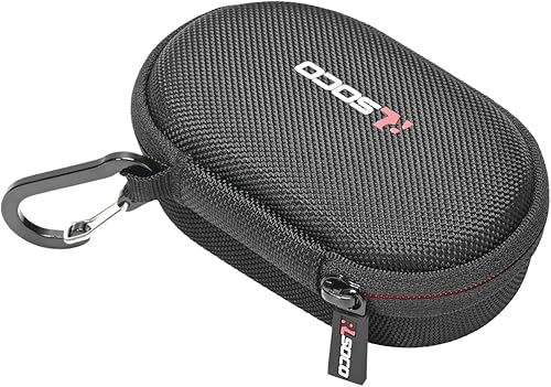 Vista 4 de RLSOCO Estuche de transporte para Logitech Pebble Mouse 2 M350s Slim/POP/Pebble Bluetooth Ratón inalámbrico con llavero (negro)