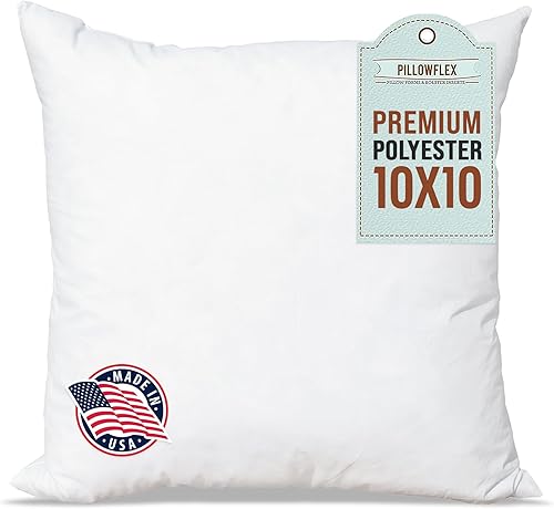 Pillowflex almohada con inserto de goma espuma, relleno de poliéster, lavable a máquina