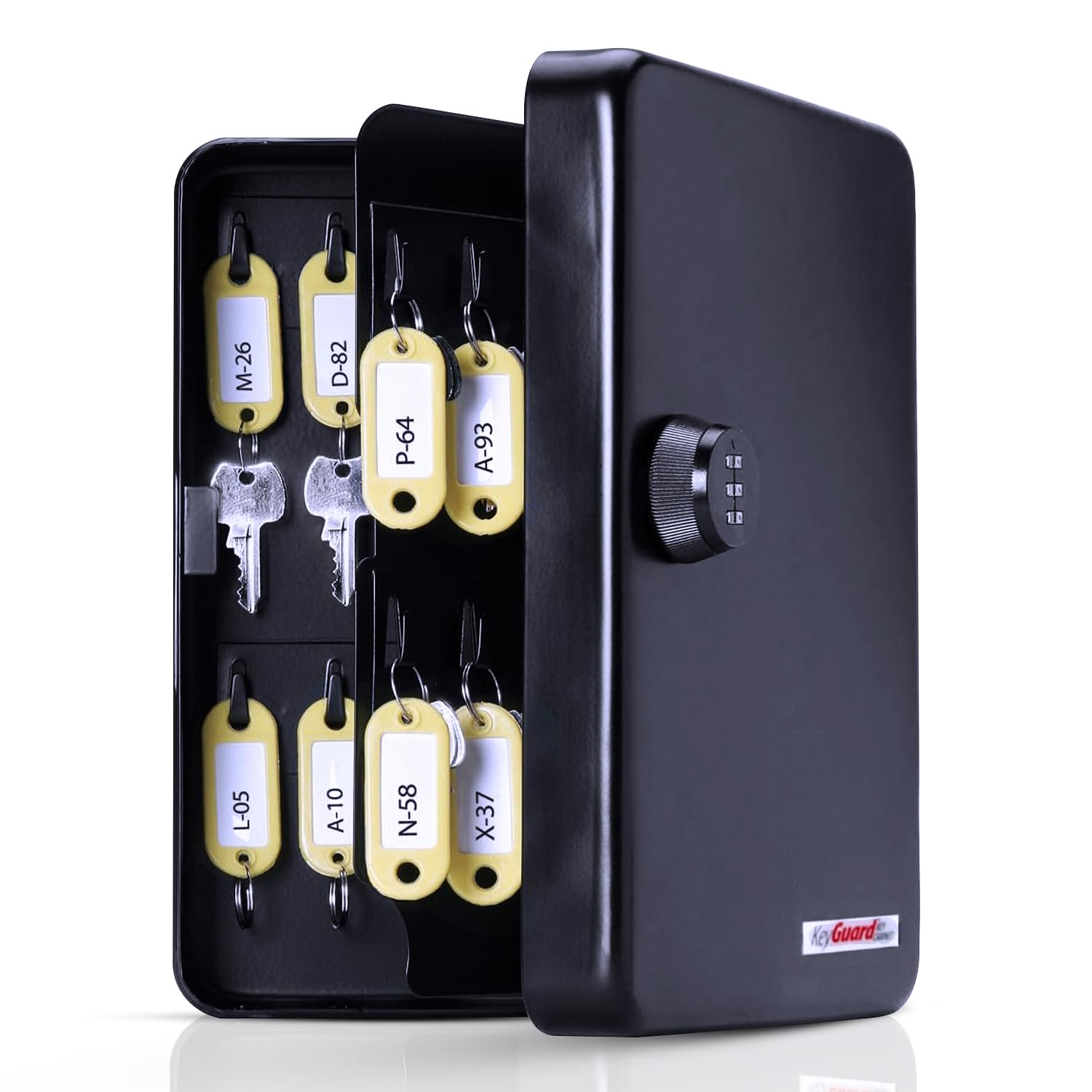 KeyGuard コンビネーションキーボックス SL-8548 FJM Security - Key Cabinet, 48 Hooks, Combination Lock #SL-8548