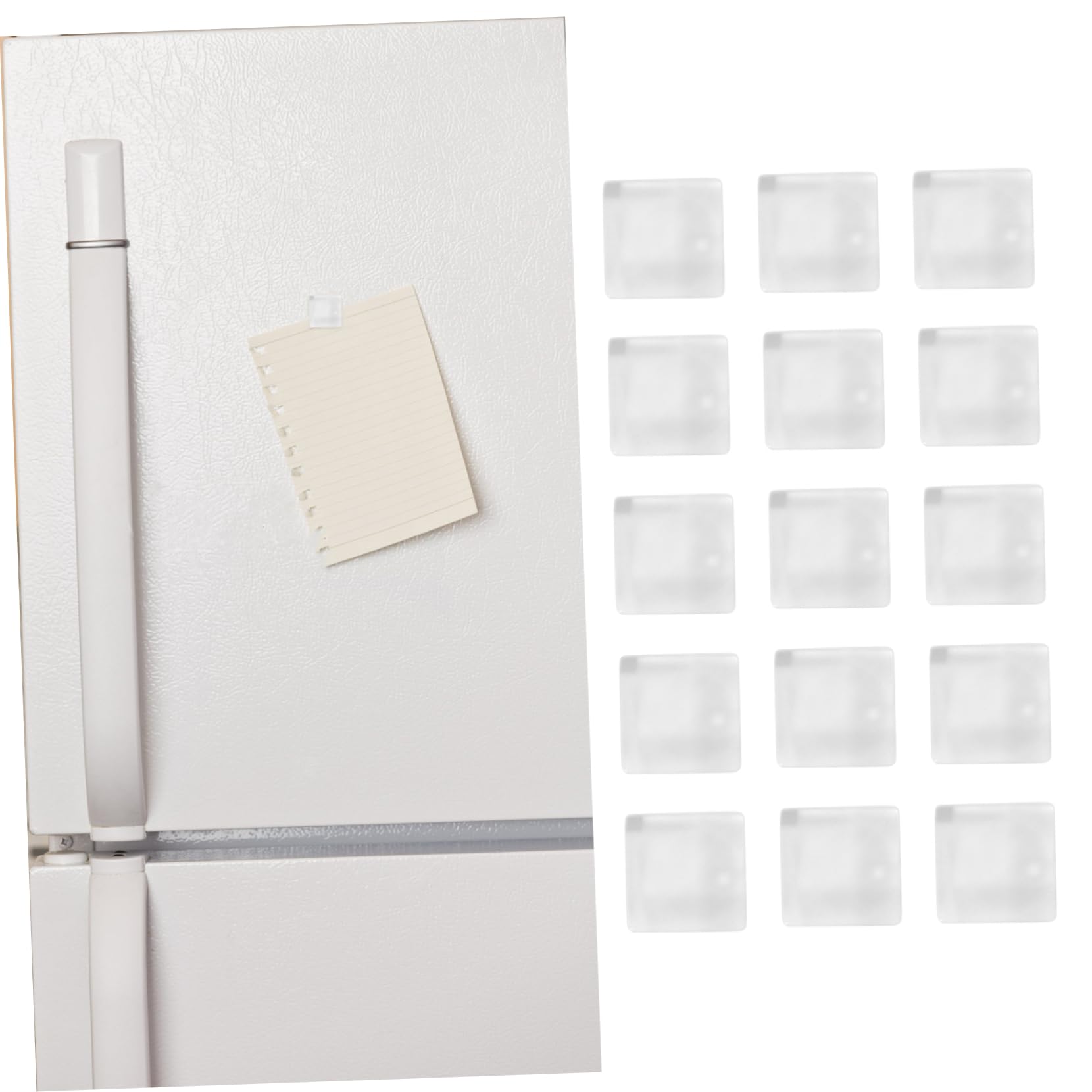 TOPBATHY 72 STK Mosaik-kühlschrankmagnet Push-pin-Magnete Transparenter Kühlschrankmagnet Aufkleber Für Kühlschrankmagnete Klarer Kühlschrankmagnet Kühlschrank-bildmagnet Kristallglas