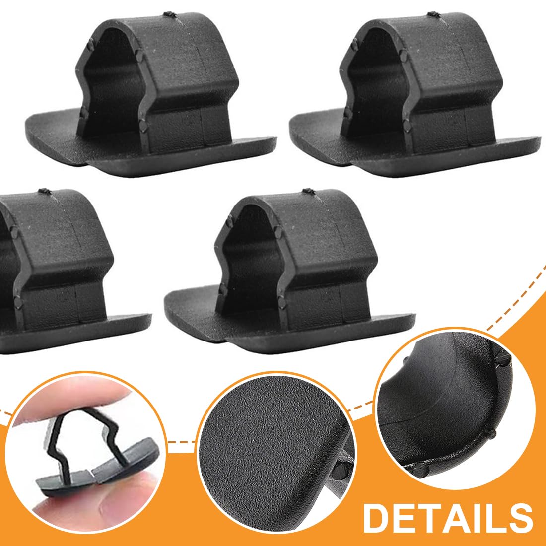 10 Pezzi Clip Fissaggio Auto Cofano Isolamento Pad Titolare, Accessori Universali Per Auto Furgoni Camion