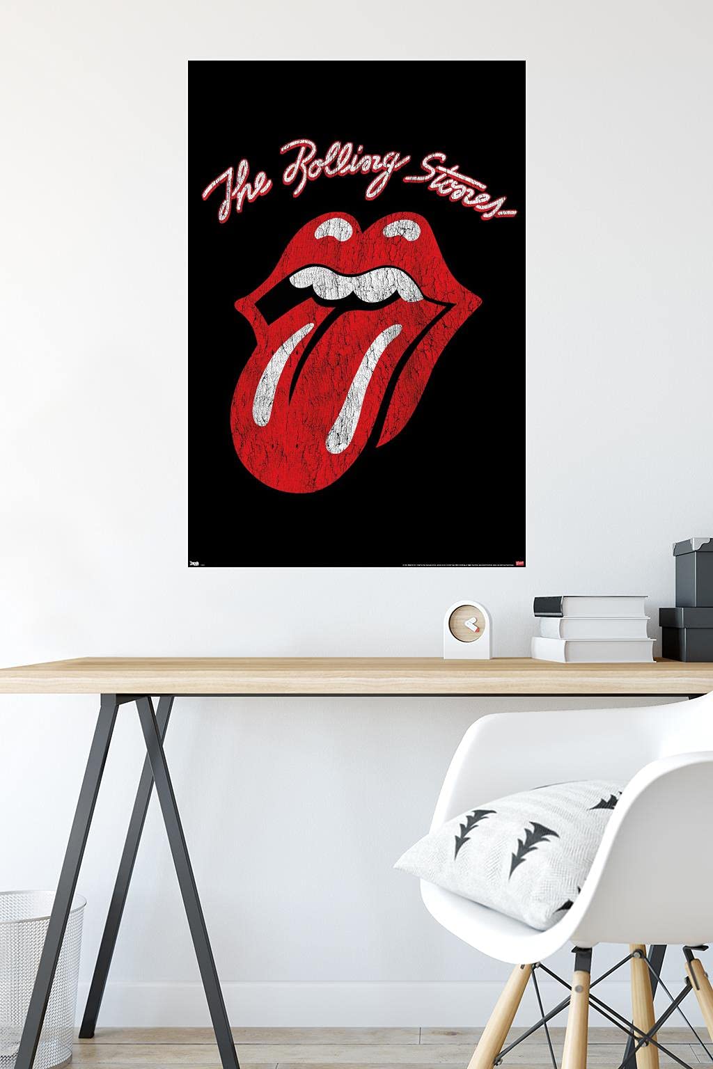 Amazon.com: Rolling Stones - Classic Logo Wall Poster, 34L