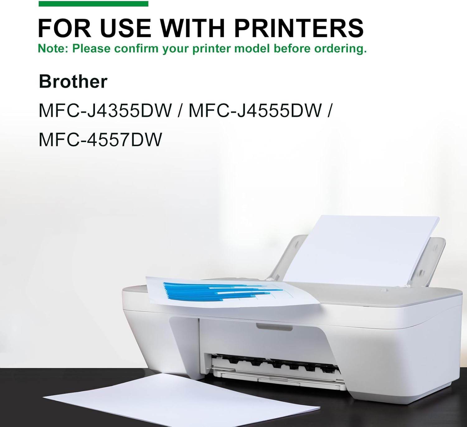 LC506XL Ink Cartridges Compatible Replacements for Brother LC506 Ink Cartridges for Brother Printer MFC-J4355DW MFC-J4555DW MFC-4557DW, 4 Pack