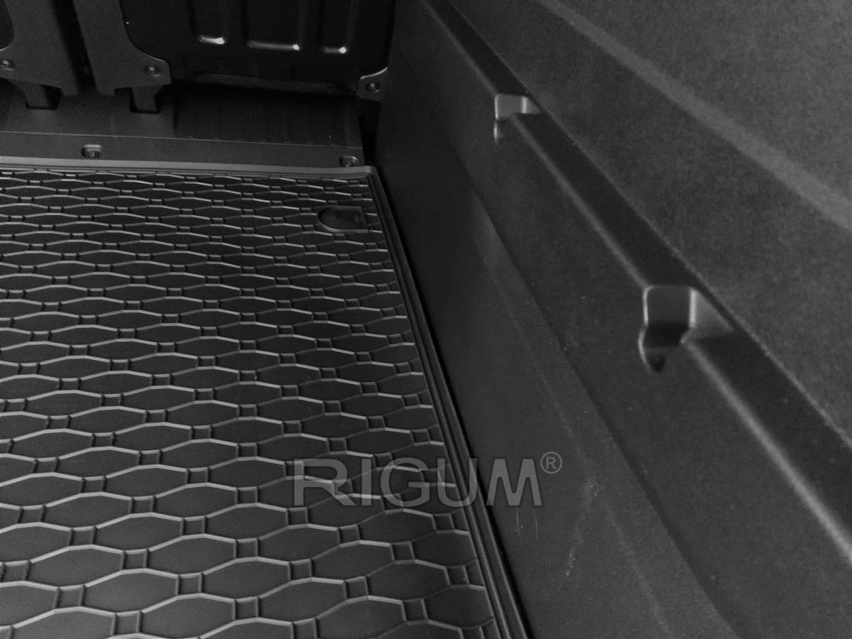F113B - 404012 - Tappeto in Gomma su Misura per Bagagliaio Auto Compatibile con Berlingo Multispace dal 2019-, Combo Life dal 2019-, Rifter dal 2019-, Proace City verso 2020-