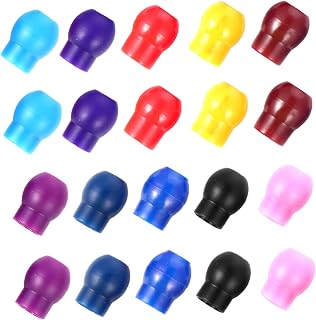 LIFKOME 10 Pairs Soft Replacement Stethoscope Ear Tips for Hospital Clinic Noise-isolating Comfortable Silicone Accessories for Metal Stethoscopes Random Color