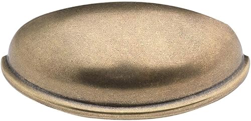 Miniatura 10 de HARPOON Cabinet Hardware - Tirador de cajón de 3 pulgadas, centro de agujeros centrales de 3 pulgadas, paquete de 10 unidades de latón antiguo marrón