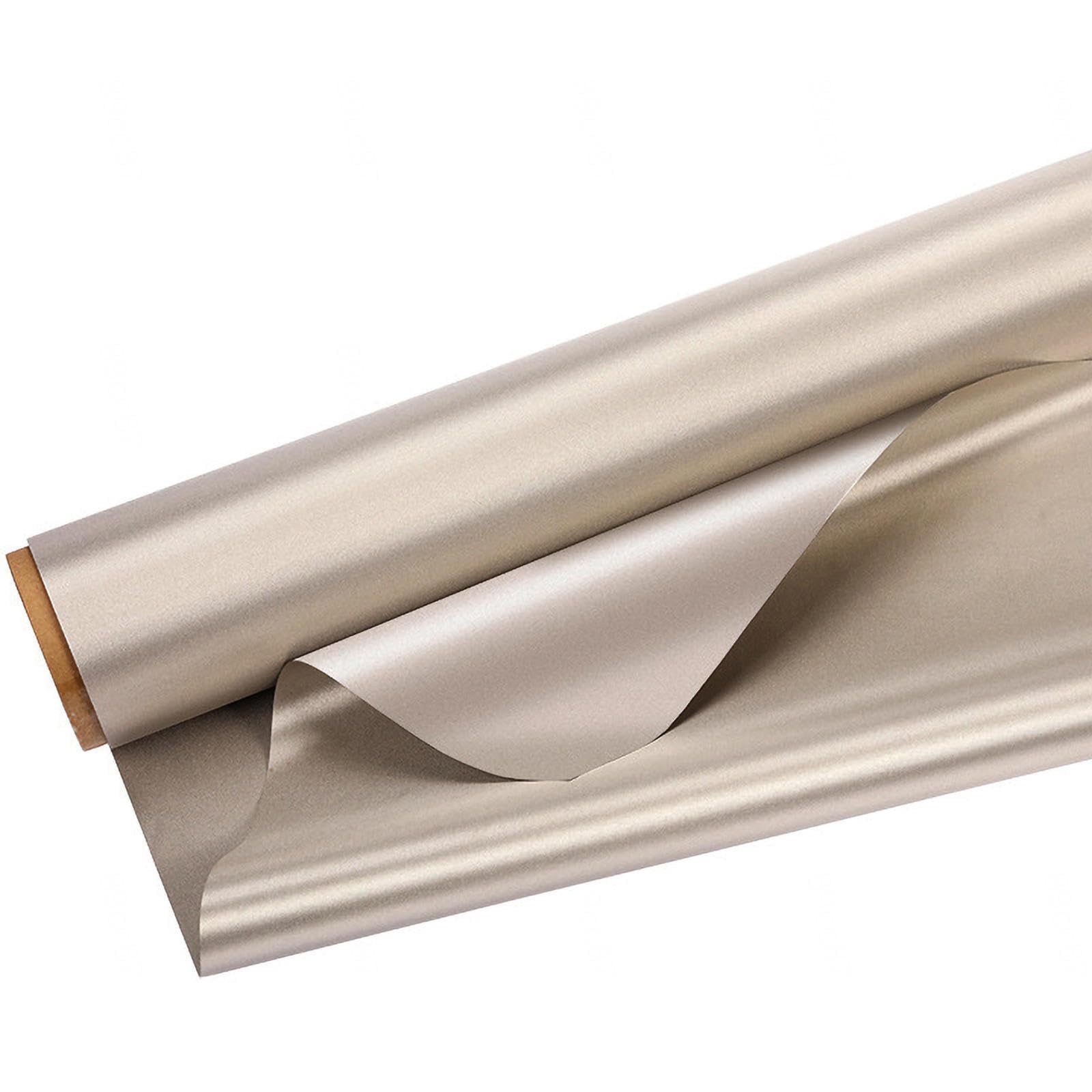 Faraday Fabric Sheet RF Shielding Fabric EMF Blocker Material RFID Shielding Anti Radiation Conductive Cloth Fabric Blanket Shields Signals Radiowave Microwave,silver-2m