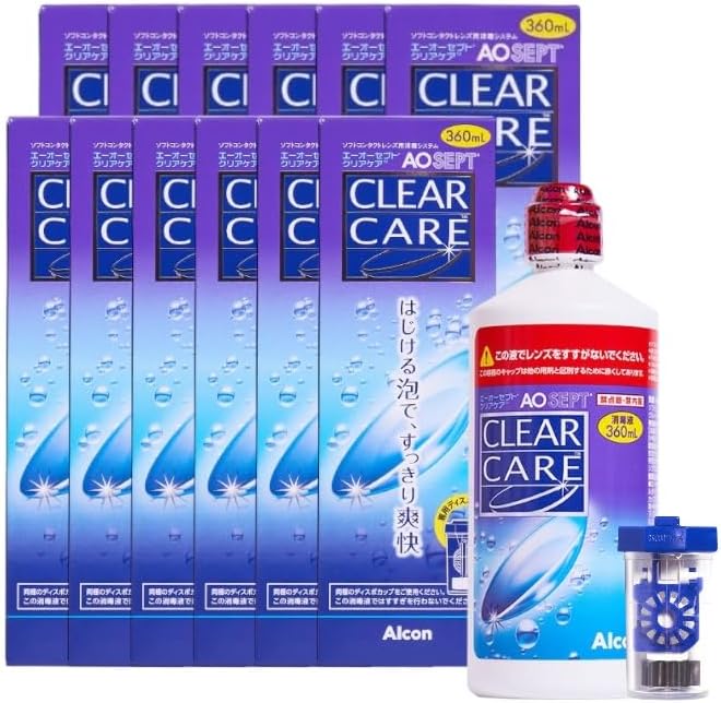 12本セット】AOセプトクリアケア 360ml コンタクトケア用品 12本セット】AOセプトクリアケア 360ml コンタクトケア用品