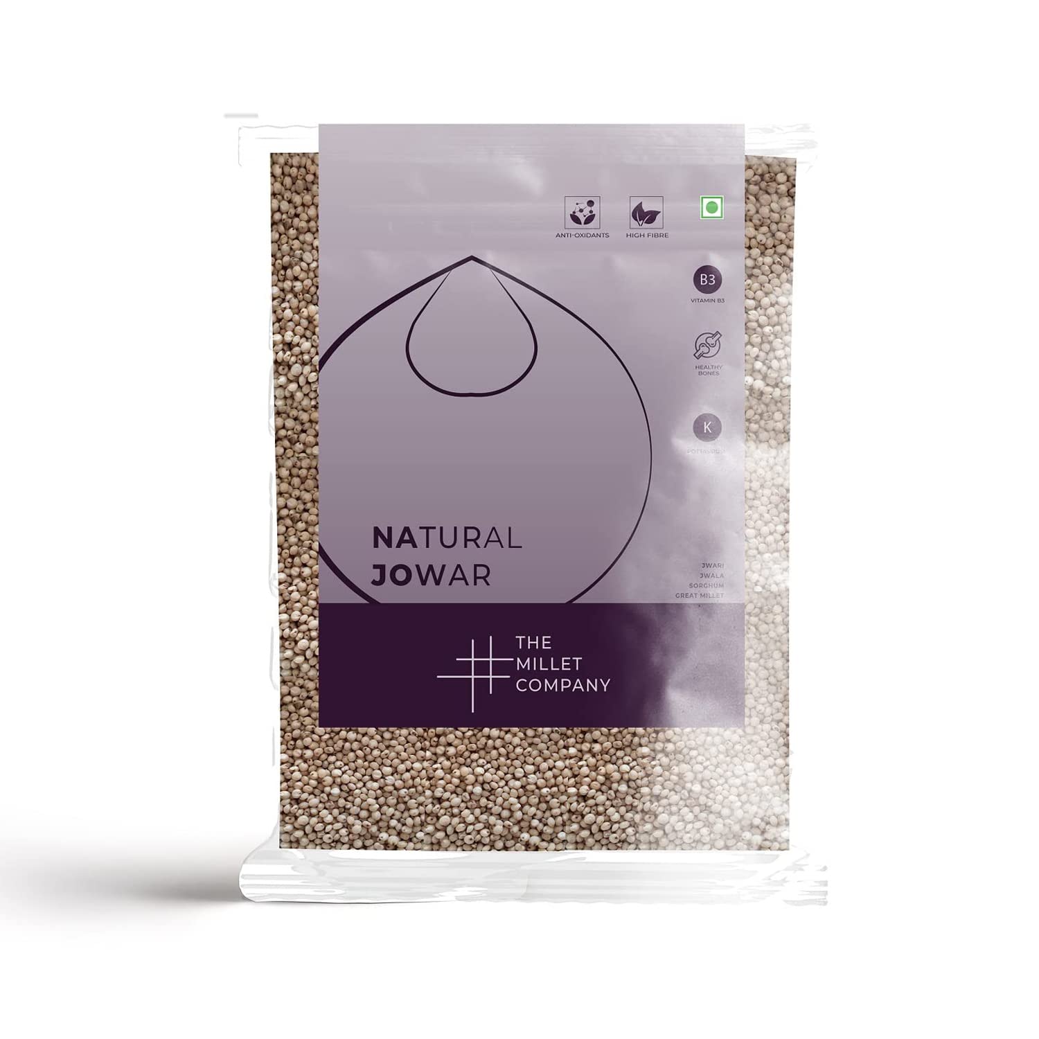 Buy The Millet Company Natural 500 gm, Great Millet, Gluten