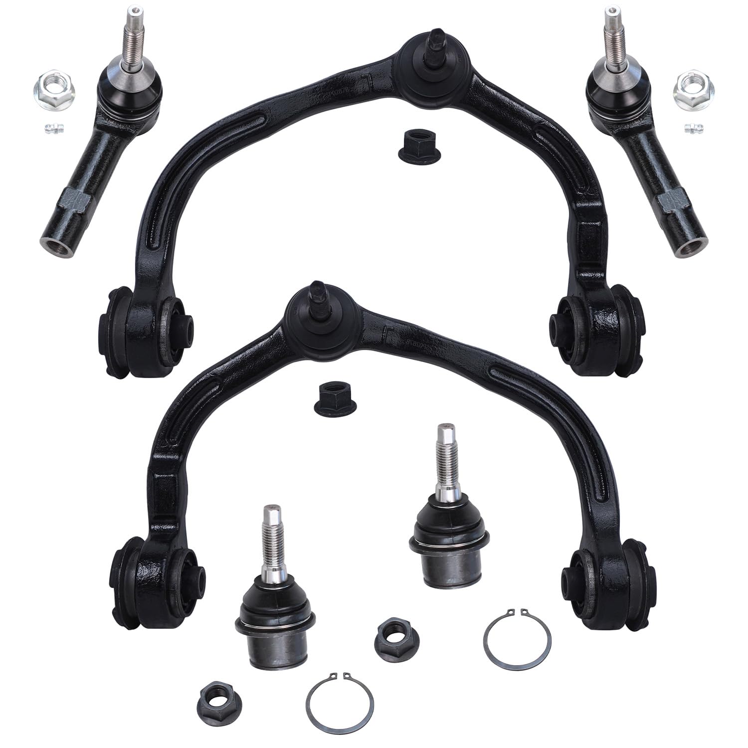 Detroit Axle - 6pc Front End Suspension Kit for 2003-2004 Ford Expedition
