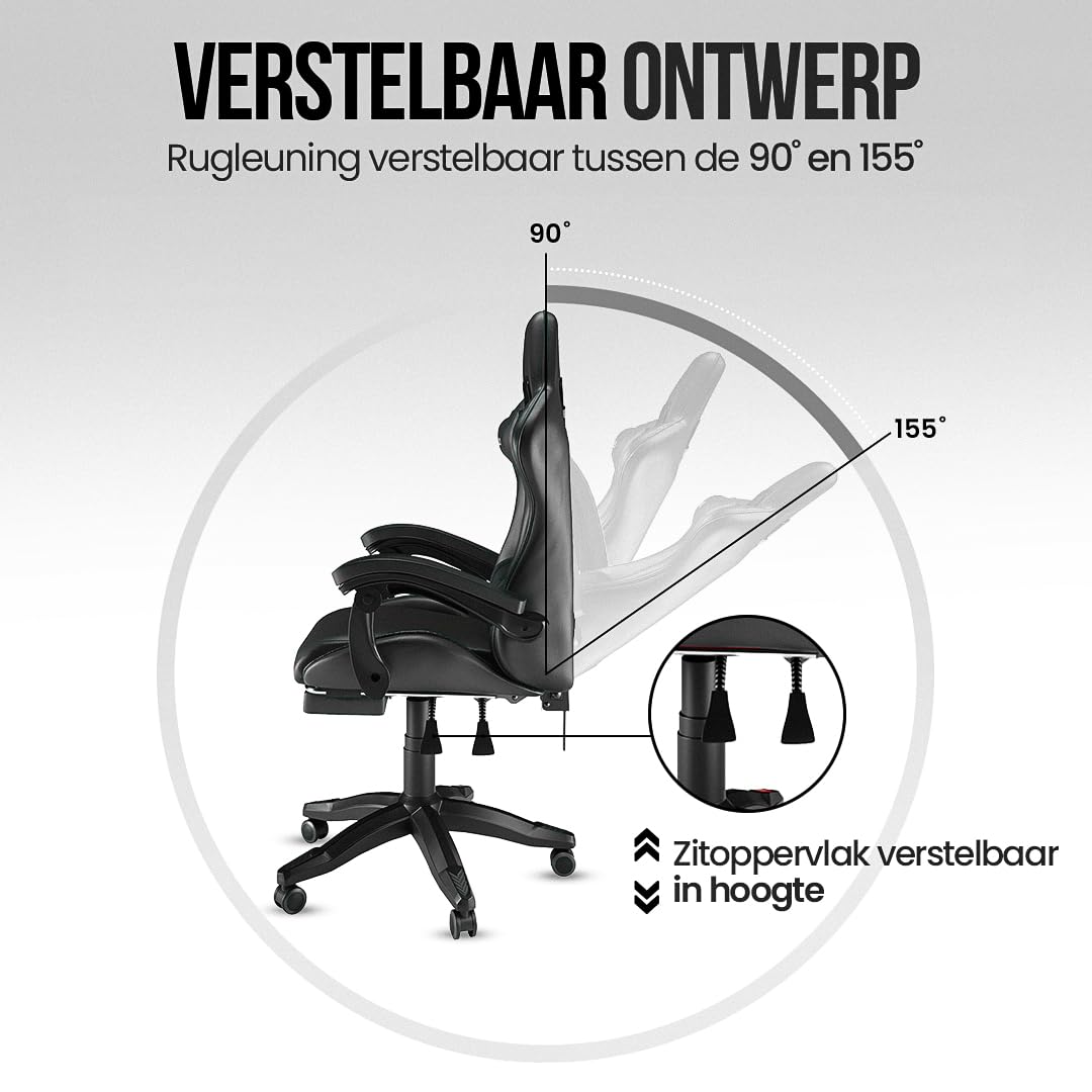 Vind game stoel blauw op - april 2026