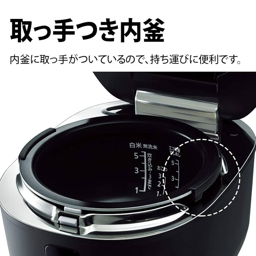 SHARP - シャープ IHジャー炊飯器 1.0-5.5合炊き ブラック KS-HF10B-B KS-HF10B | 炊飯器：シャープ