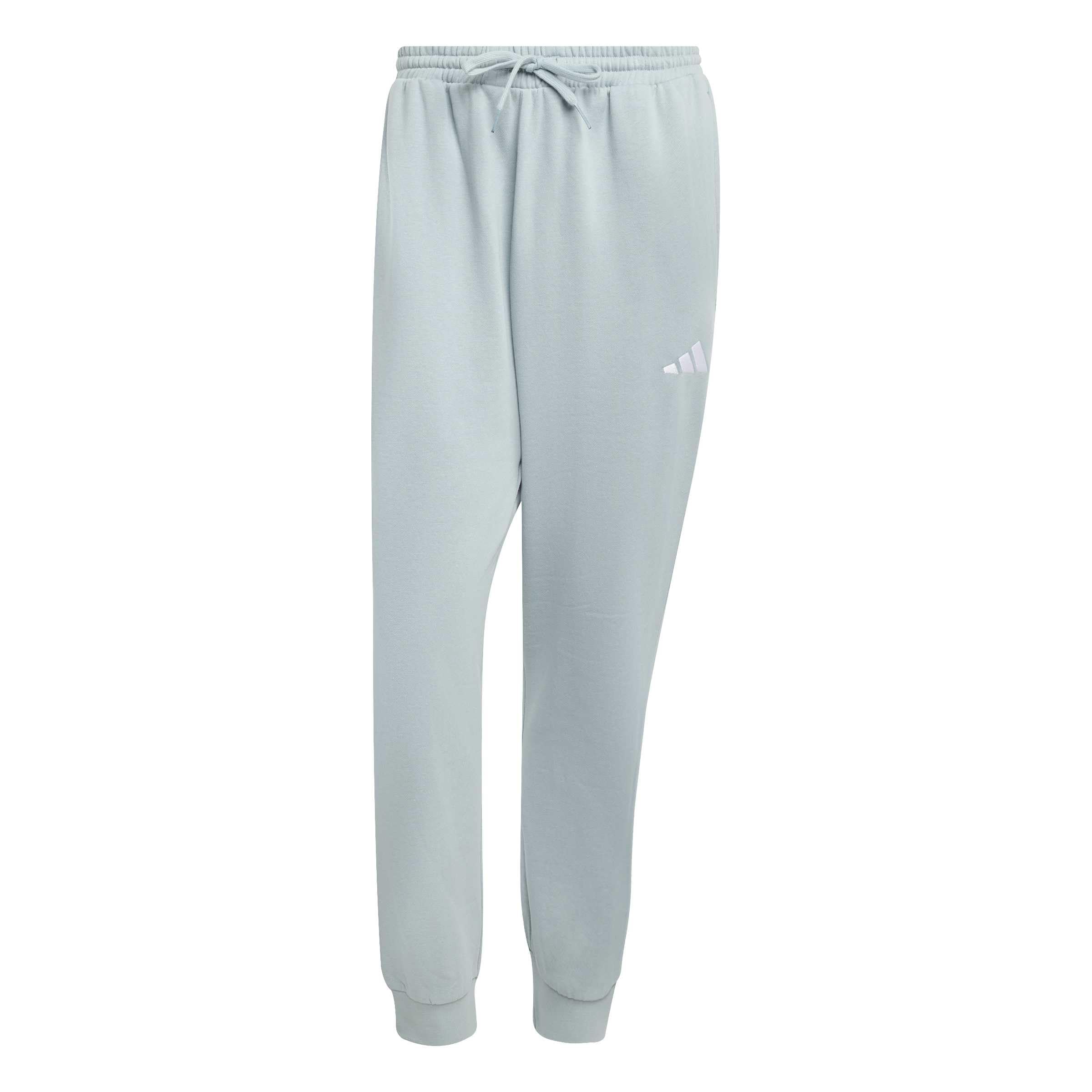 adidas Men's Essentials Feelcozy Fleece Pant, Wonder Sage/White, XL