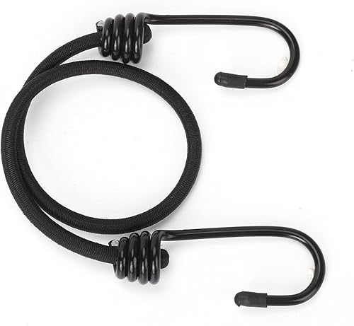 Miniatura 6 de Cuerdas elásticas de 6 pulgadas con ganchos para exteriores, paquete de 20 unidades, resistentes a los rayos UV, resistentes y elásticos fuertes y