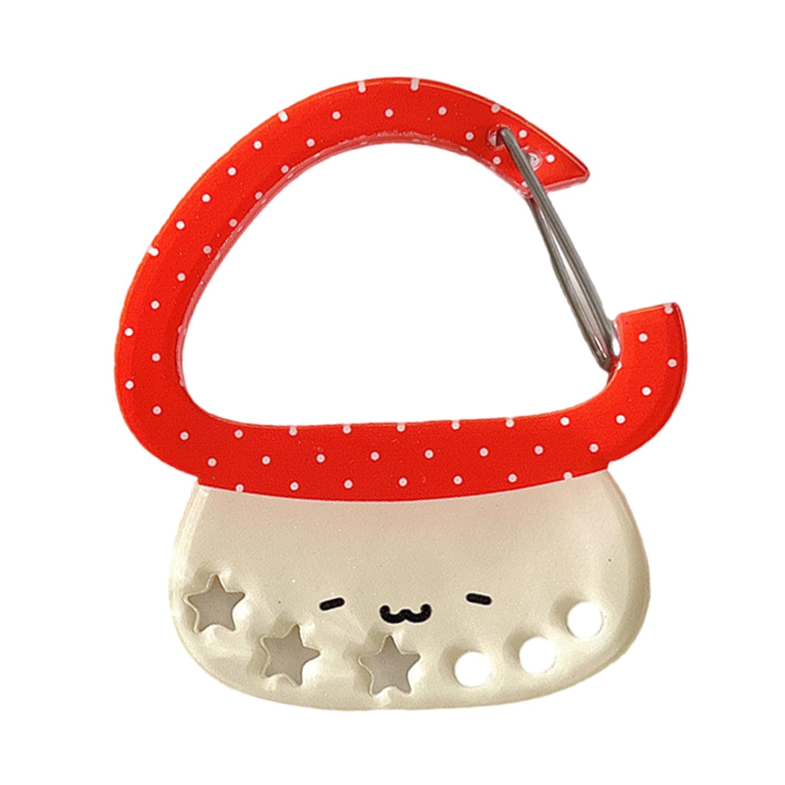 XuQiZZpp Stylish Carabiner Hook Ita Bag Decoration Buckle Keychain Pendant Handbook Charm Acrylic Keyring Accessories for Women