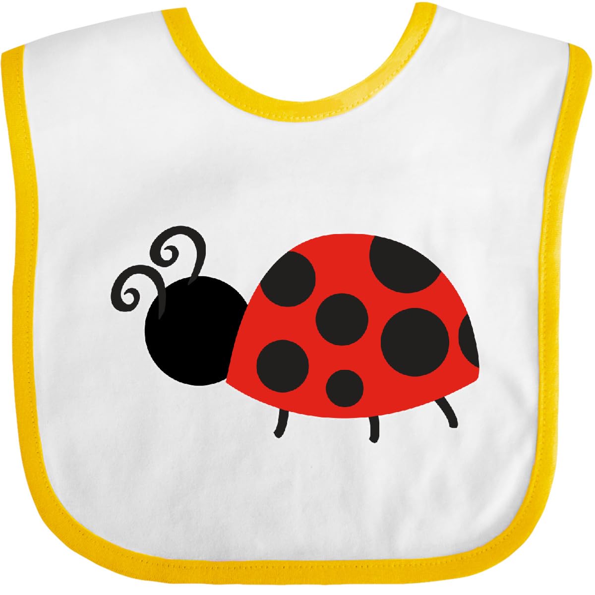 inktastic Ladybug Baby Bib