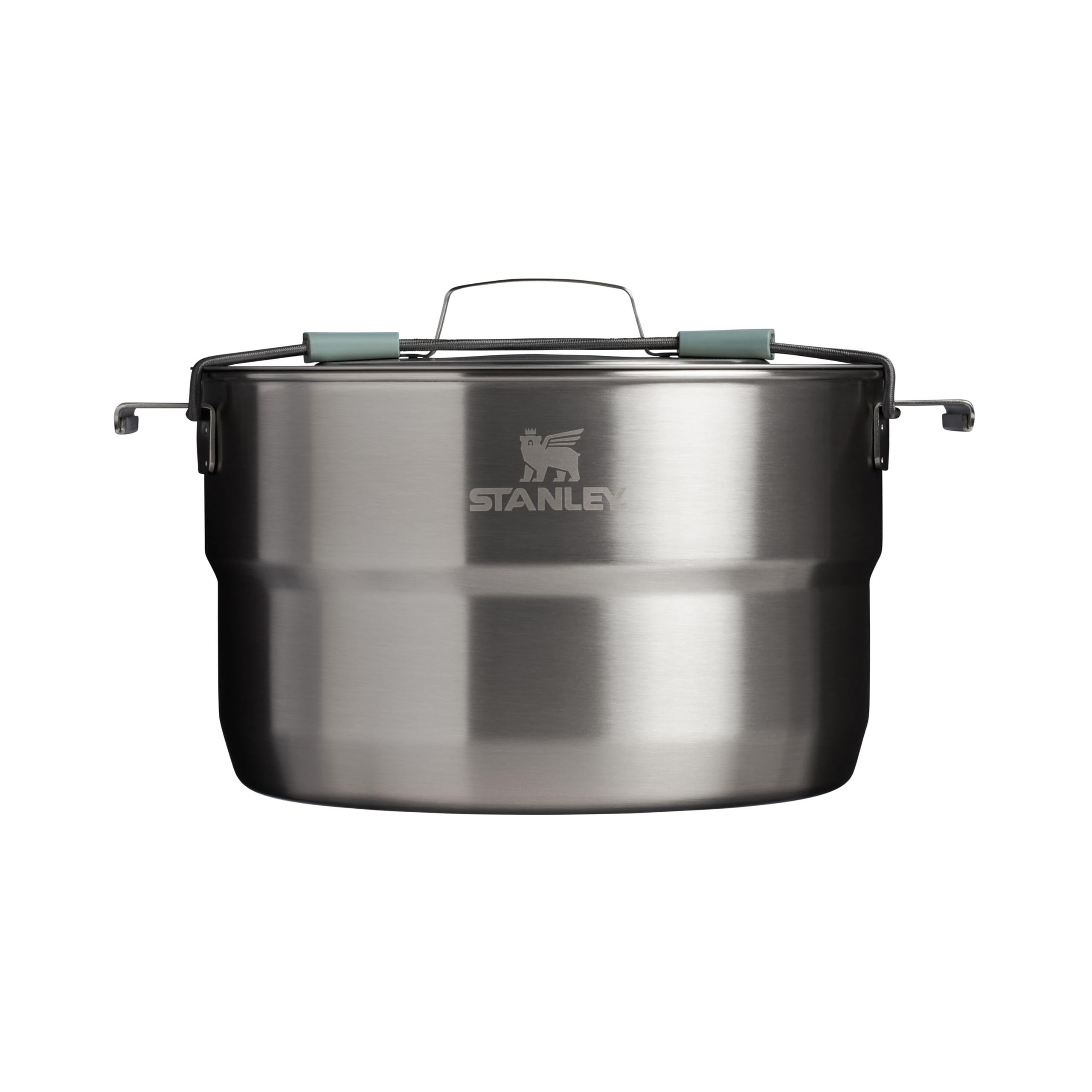 Stanley 1913 Wildfare Core Full Serve Kochset 3.78L - 20-teiliges Camping-Kochset - Spülmaschinenfest - BPA-frei - Edelstahl - Camping-Kochgeschirr - Leicht Verstaubar - Shale/Charcoal