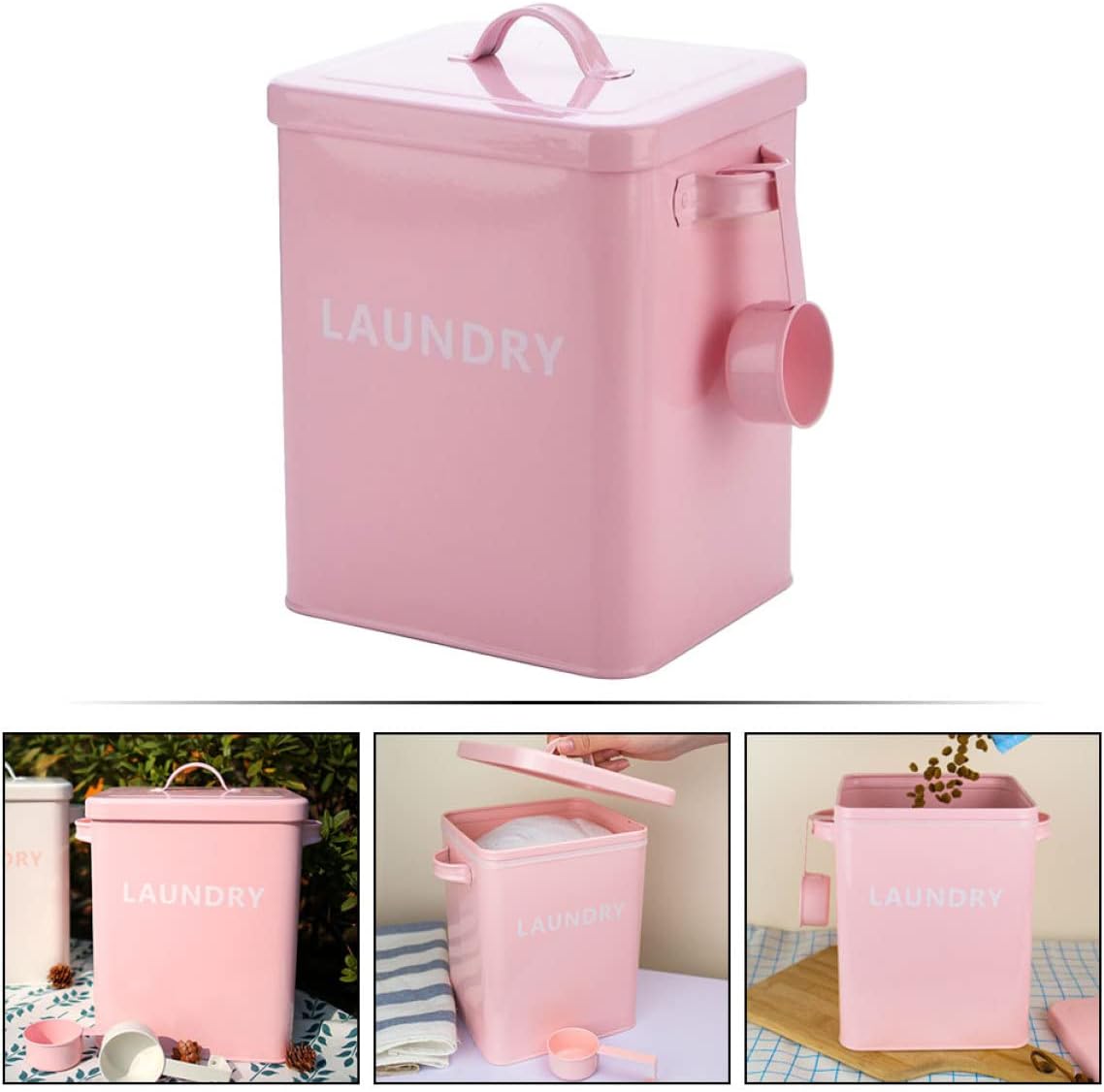 1pc Multi-function Food Storage Container Spoon Versatile Flour and Rice Holder Compact Kitchen Organizer Stylish Design for Household Use