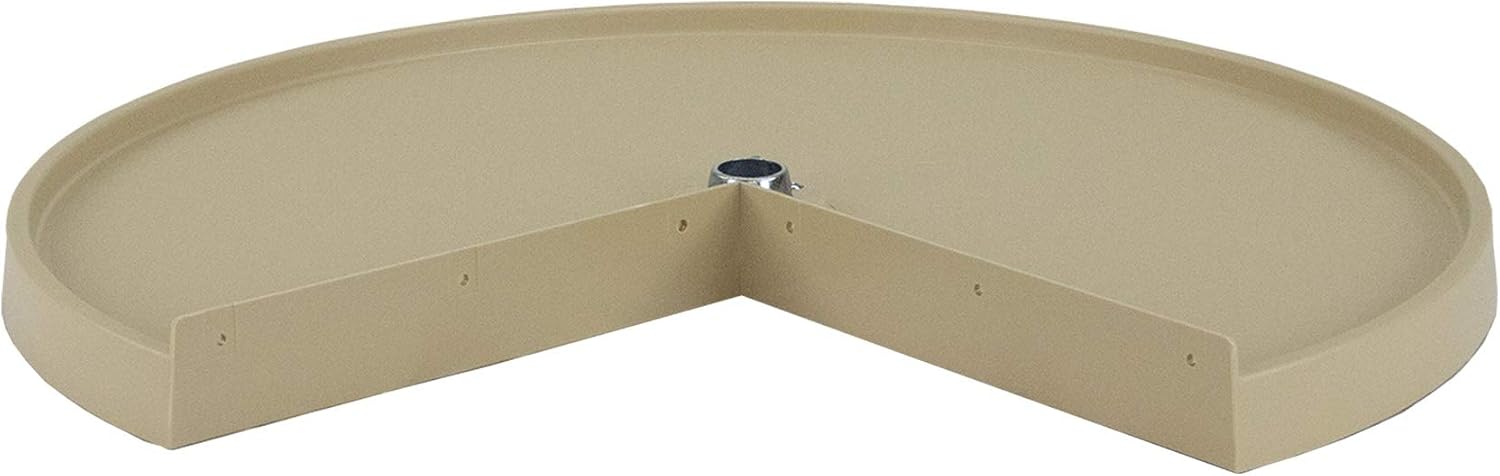 Rev-A-Shelf 24" Pie Cut Lazy Susan Shelf Only 24" x 24" x 2" - Almond