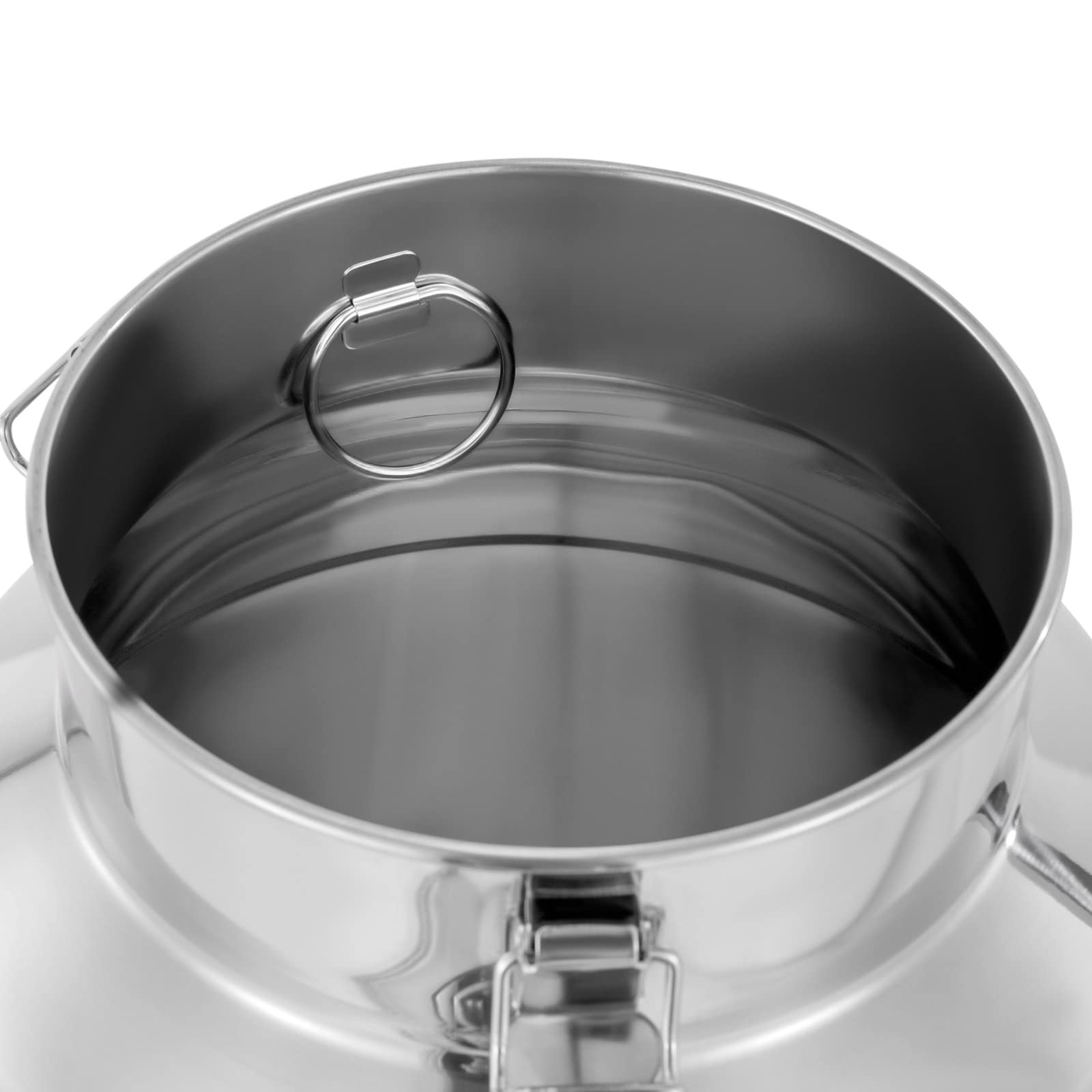 28L/7.39Gal Milk Can, Stainless Steel Milk Can with Lid Milk Jug