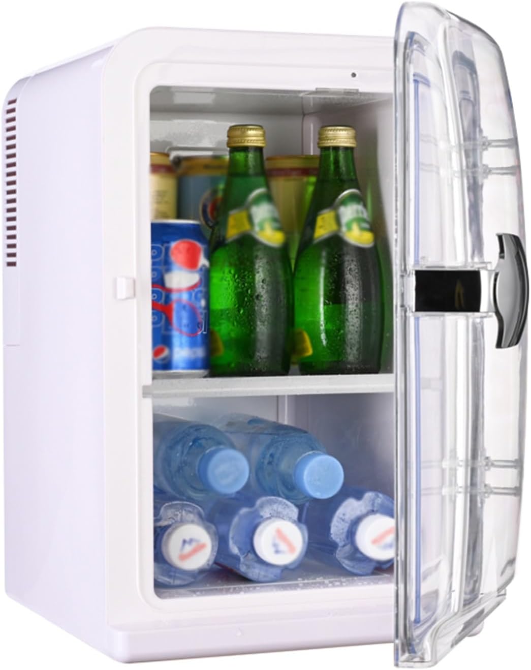 Mini Skin Care Fridge, 15 Liter Portable Small Fridge, Personal Compact Refrigerator for Bedroom, Office, Car, Makeup, Living Room