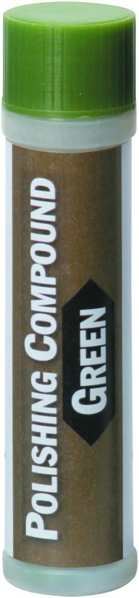 Green Polishing Compound SSX compound achieves a high-polish finish on copper, brass, stainless steel, and steel