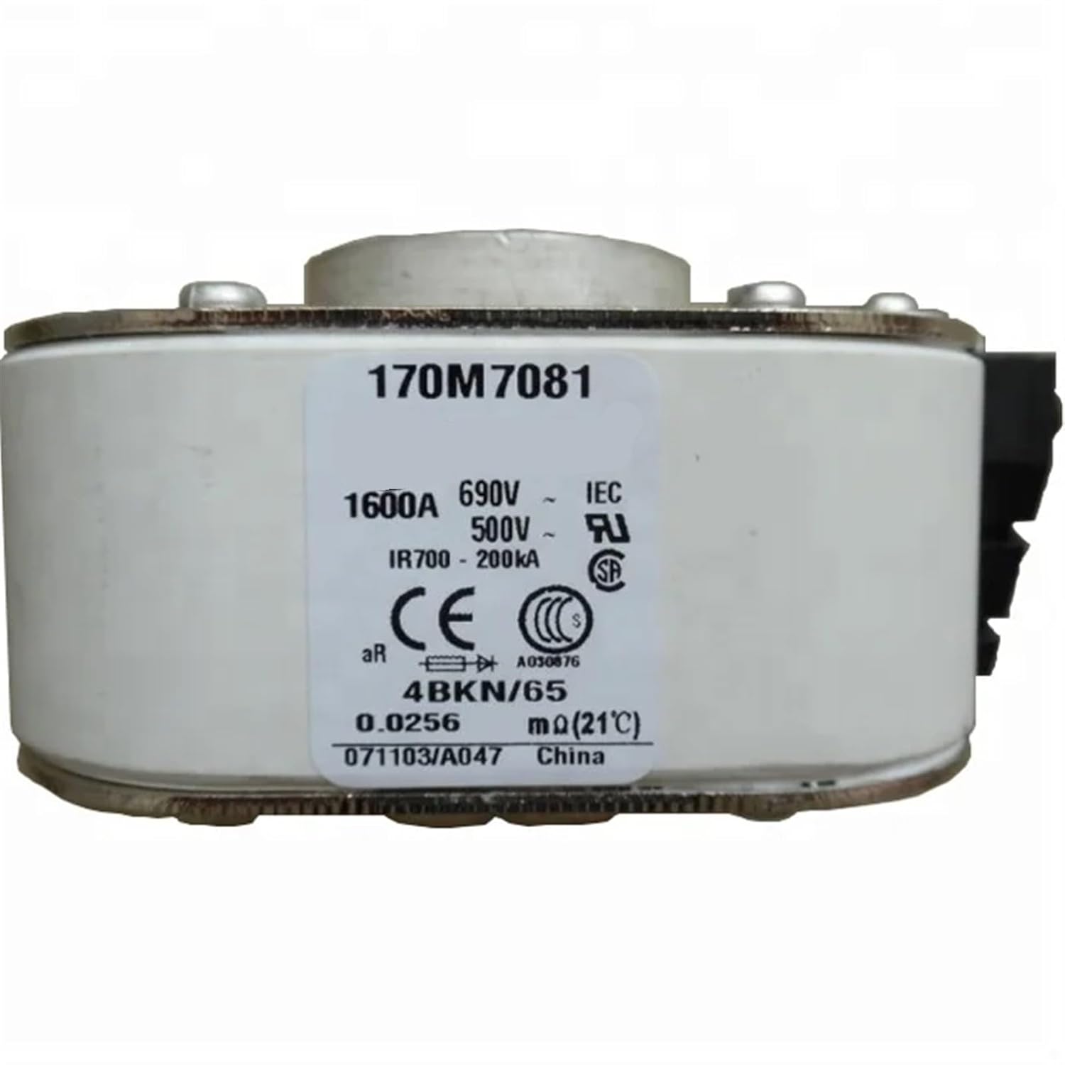 High Speed Fuse Ceramic Thermal car Fuse Components 2000a 690v 170M7062 for Other remewable Energy