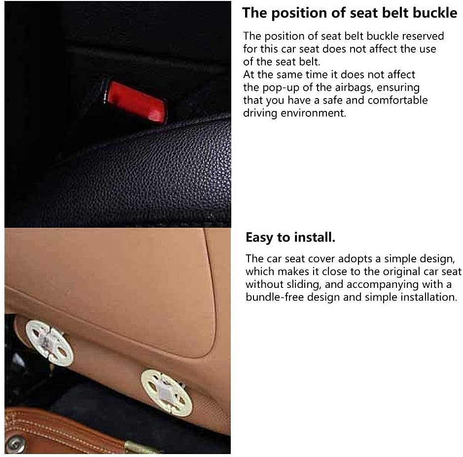 Suninbox Linen Back Car Seat Covers,Rear Car Seat Covers,Cloth Bottom Car Back Seat Cushion,Automotive Seat Protector Breathable Ventilated Gray