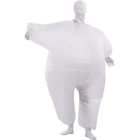 Amazon Cosgarden 単色 空気充填 膨張式 衣装セット 着ぐるみ 膨らむ 大人用 コスチューム ホワイト コスプレ 仮装 通販